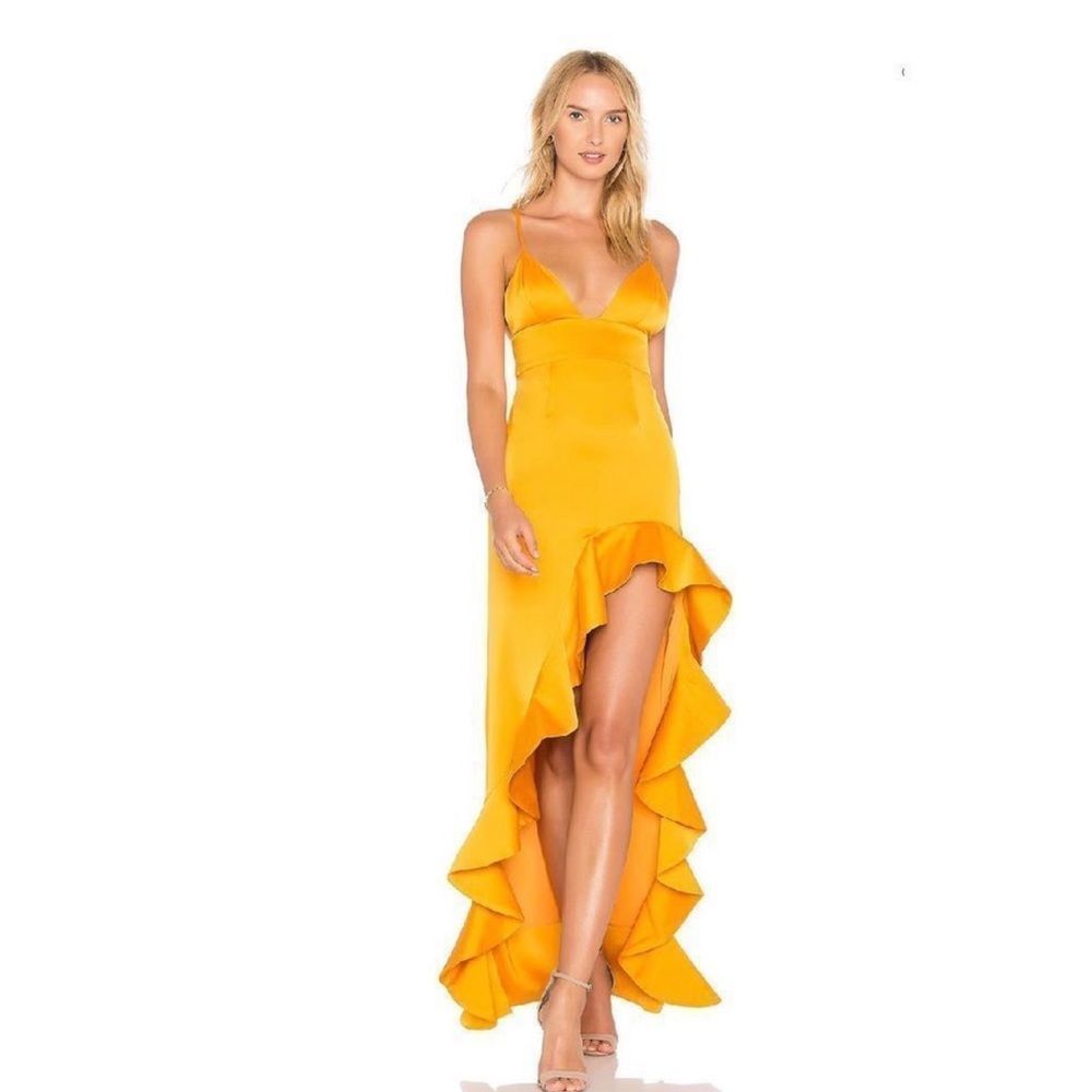 Lovers + Friends Aahmani Gown in Sunset